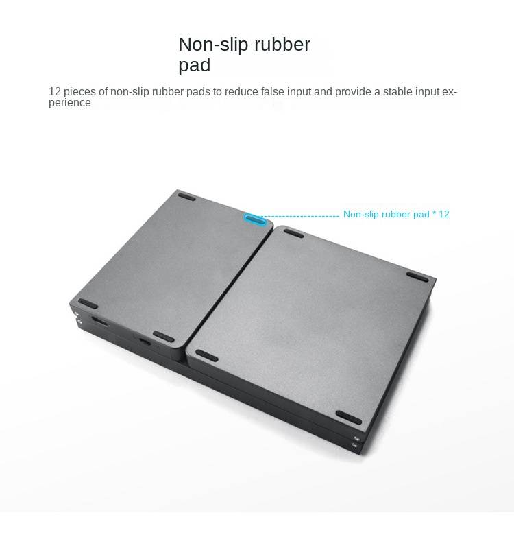 Eladó, ajánlott, háromszoros vezeték nélküli Bluetooth billentyűzet érintőpaddal, többrendszerű mobiltelefon táblagép_voghion.com