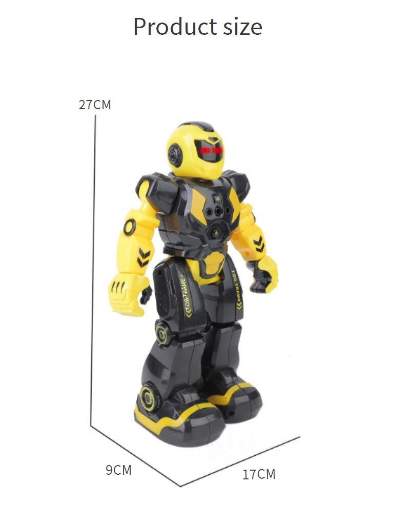 Dodávky chytrých hraček - robotických hraček, inteligentní vzdělávání v raném dětství, zpívající RoboCop, dětský elektrický robot na dálkové ovládání pro export_voghion.com