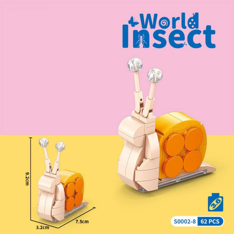 Set de 9 mini blocuri de construcție cu desene animate - Colecție de pisici drăguțe, animale marine și insecte | Jucării educaționale creative DIY pentru copii | Cadou decor pentru birou_voghion.com