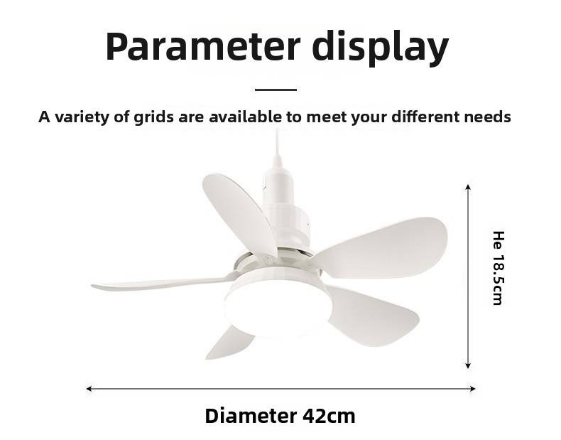 Smart Ceiling Fan With Led Light - 2-In-1 Remote Control Ultra Quiet 3 Speed Adjustable Easy Installation For Bedroom/Living Room_voghion.com