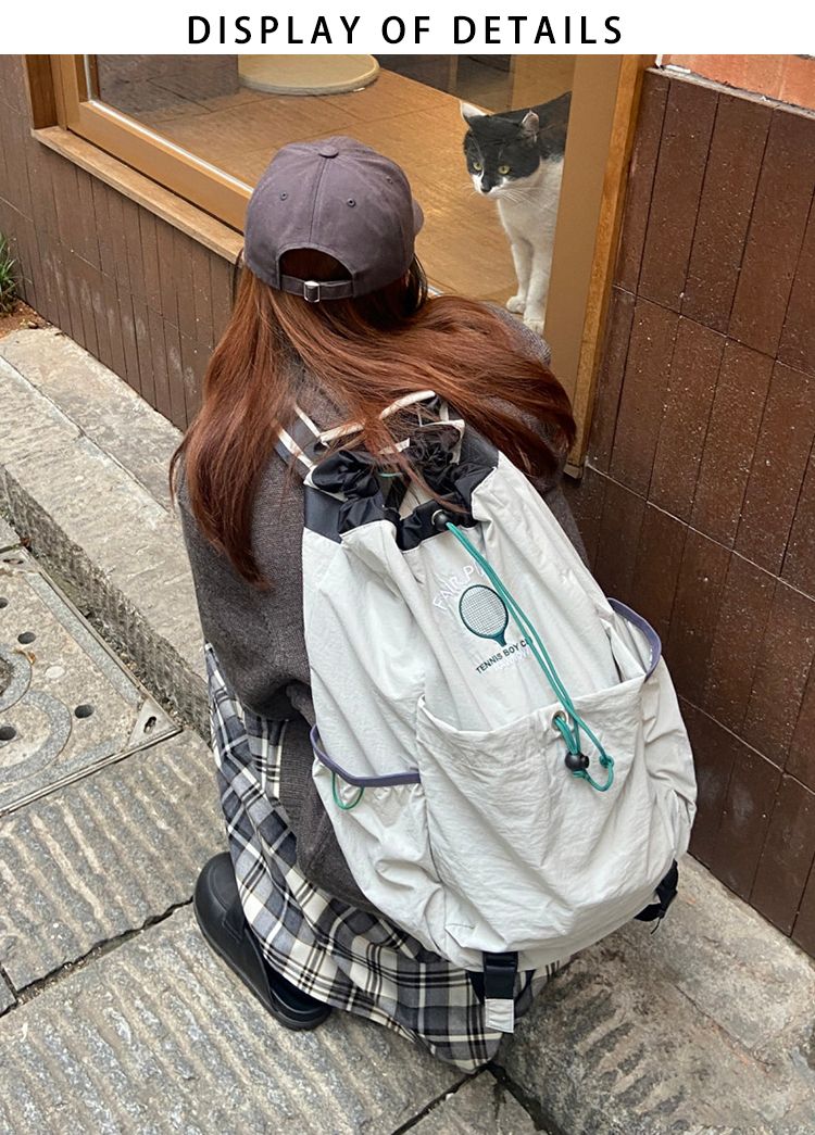 Reise- und Outdoor-Kurzstrecken-Canvas-Wanderrucksack für Damen_voghion.com