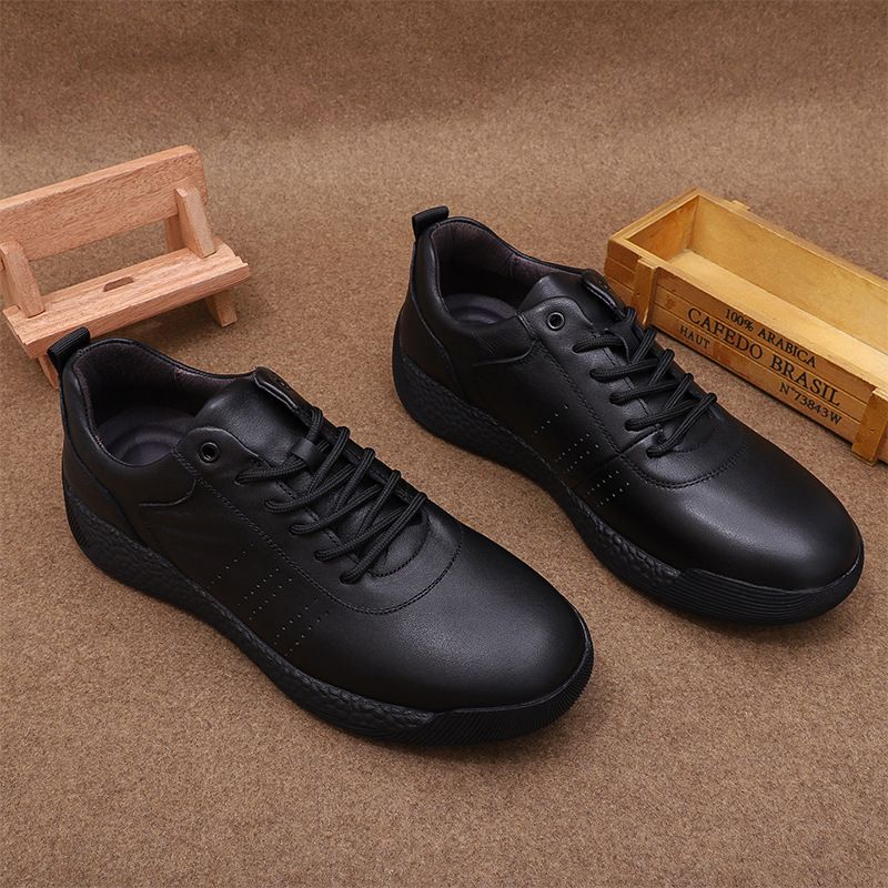 ct Suitable For All Seasons 2025 New Men's Suede Leather Outdoor Casual Trendy Sneakers Rubber Foam Sole Running Shoes_voghion.com