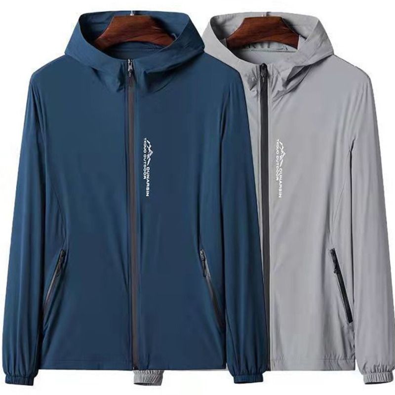 Men's Clothing Ice Silk Versatile Comfortable High-end Sun Thin Stylish UV Protection Casual Jacket_voghion.com