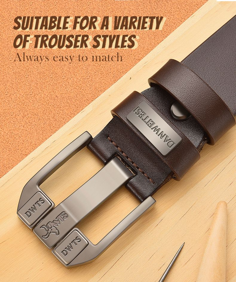 HOT newMen High Quality Belt Men Male Strap Pin Buckle Genuine Fancy Vintage Jeans Free Shipping_voghion.com