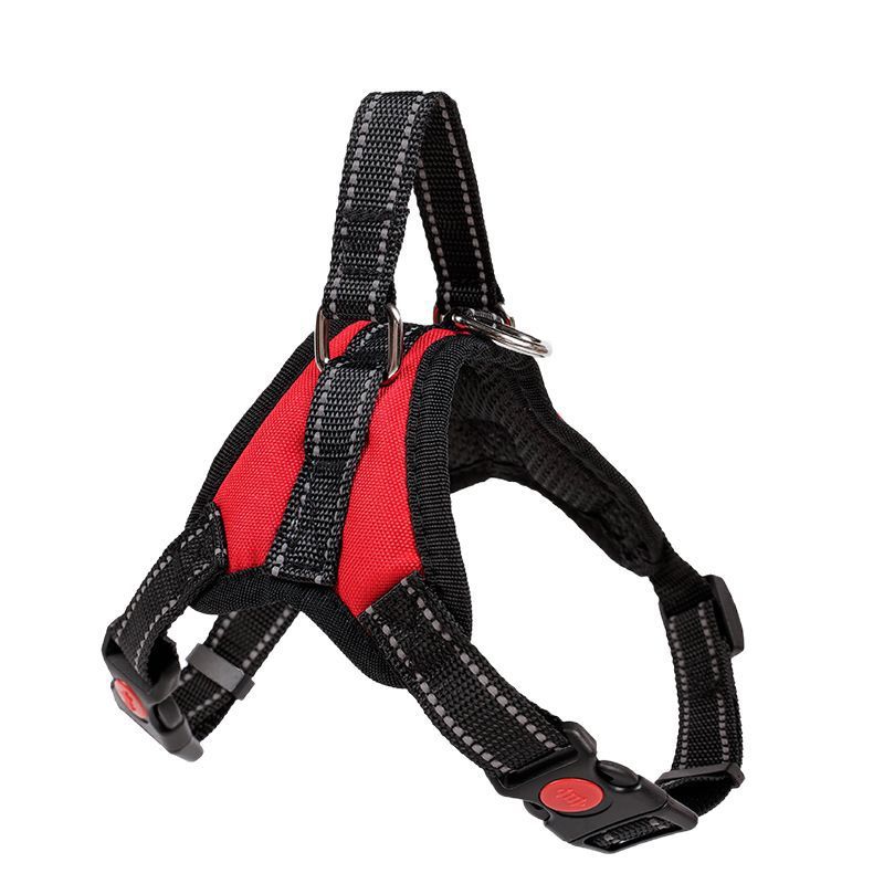 Coleira estilo colete e gato, anti-fuga, estilo sela, corrente, malha respirável, coleira para passear com cães_voghion.com