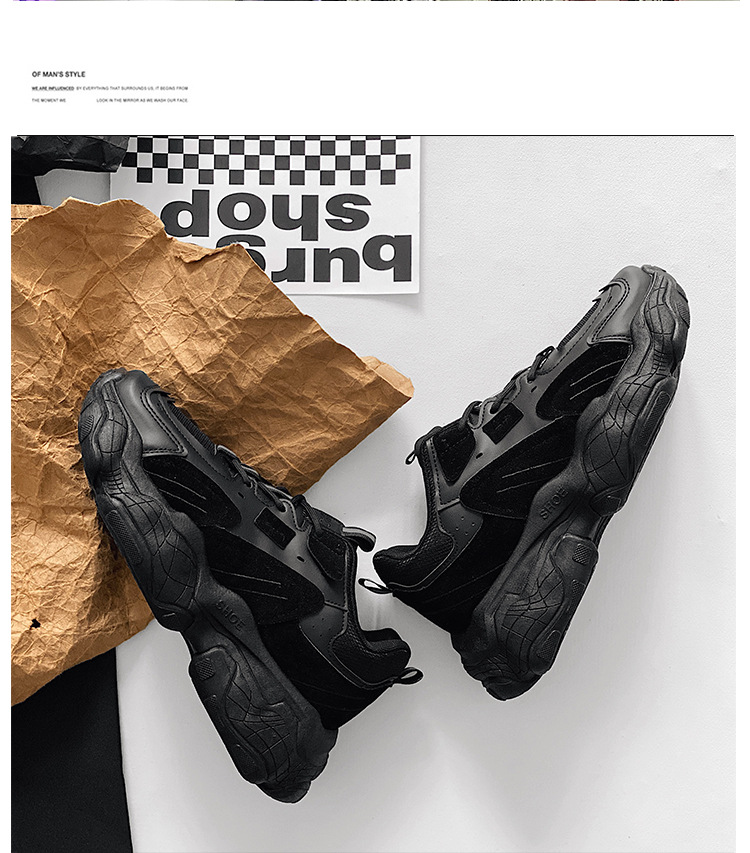 2023 Primavera Nuovi Uomini di Scarpe Alla Moda Coreano Papà Scarpe da Uomo in Stile Harajuku Scarpe da Ginnastica Casual da Uomo Scarpe Alla Moda All'ingrosso_voghion.com