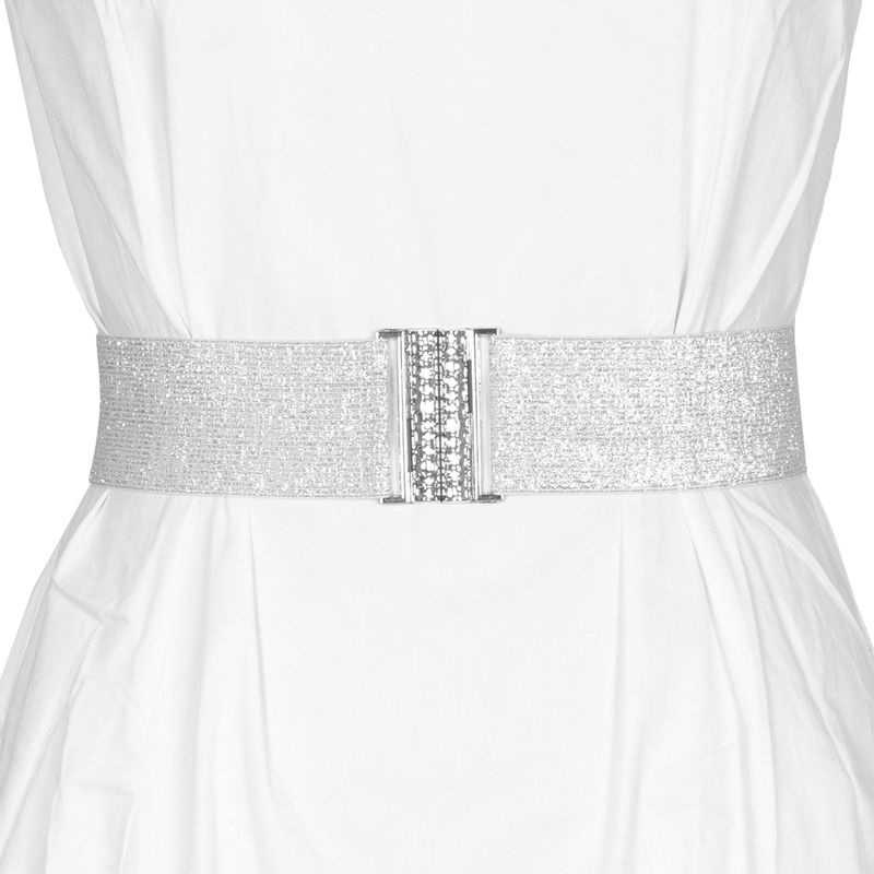 HOT SISHION Primavera Moda Oro Sier Cintura in vita da donna SCB0319 Plus Size Corsetto elastico Cinture Y2K Accessori_voghion.com