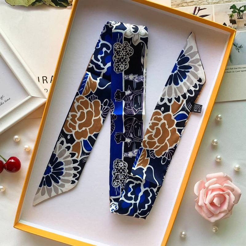 Bolsa feminina retrô de alta qualidade, envolta em seda, com alças, alça, bolsa amarrada com lenço, decoração de fita, faixa de cabeça de fita, lenço leve de luxo de alta qualidade_voghion.com