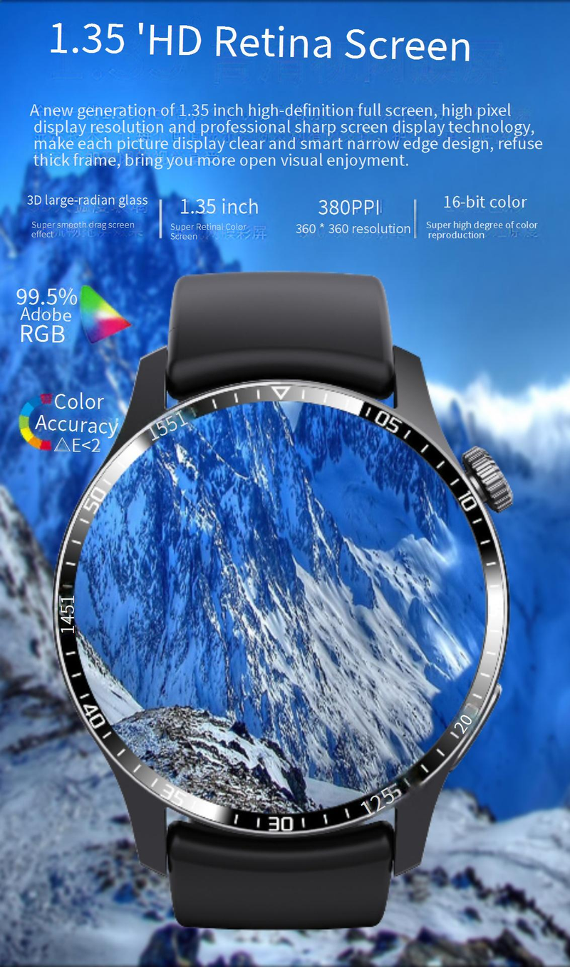 Smart Watches Women's Smart Watch Blood Sugar Heart Rate 24 Hour Monitoring Bluetooth Call Multiple Sports Modes_voghion.com