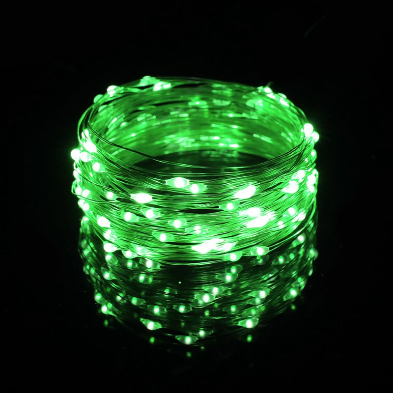 Battery Operated LED String Lights With Copper Wire - 10 Color Options For Indoor Decor, Wedding, Party & Gift Wrapping_voghion.com