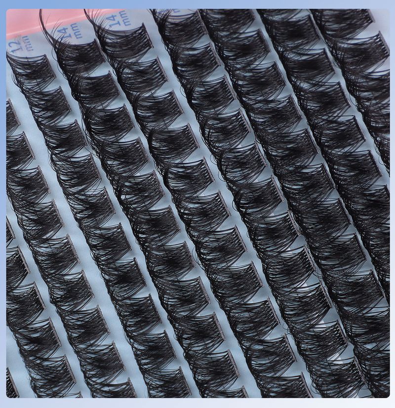 DIY Single Tuft Of Loose False Eyelashes, Naturally Thick And Mixed With Segmented 8-16mm Eyelashes_voghion.com