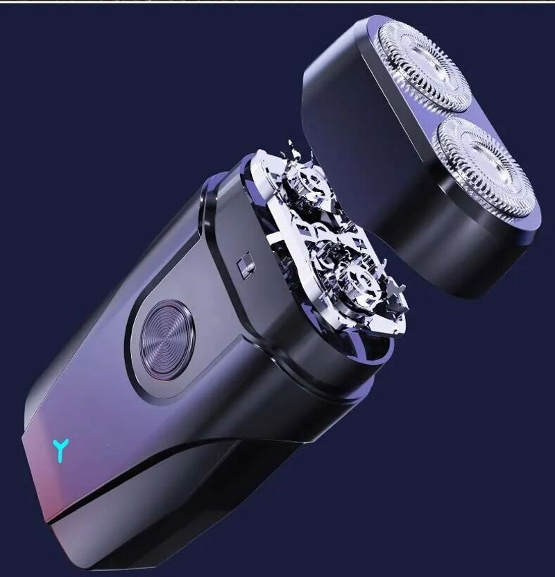 Aparat de ras electric cu două capete Ultra-Clean Leave No Black Spot Mustache Cuțit Washi Smooth Shave Livi And_voghion.com