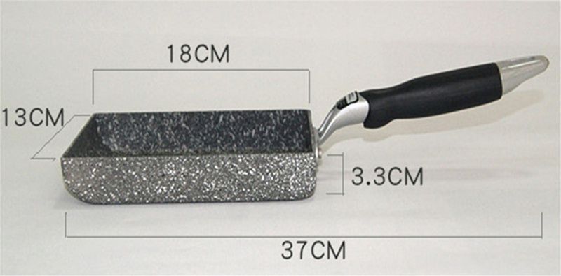 Sartén wok de piedra duradera, antiadherente, de cerámica, para inducción, ideal para cocinar en la cocina a gas o para carne._voghion.com