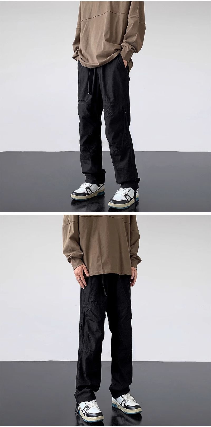 Herrenbekleidung Funktionelle Fallschirmjäger-Angriffshose Herren Frühling und Sommer Wasserdichter Outdoor-Schnelltrocknungsoverall Mit Seitlichem Reißverschluss Bergsteigerhose_voghion.com