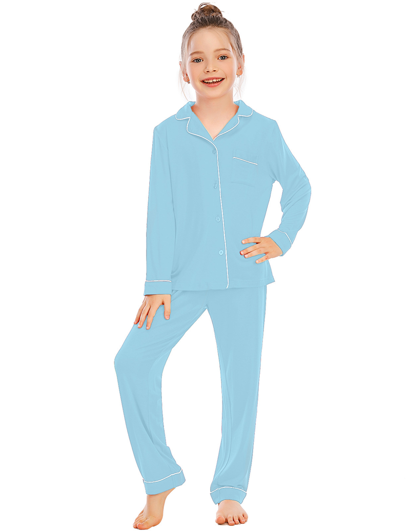 Abbigliamento donna pigiami abbigliamento per bambini ragazzi e ragazze pantaloni a maniche lunghe abiti comodi risvolto modale abiti larghi per la casa_voghion.com