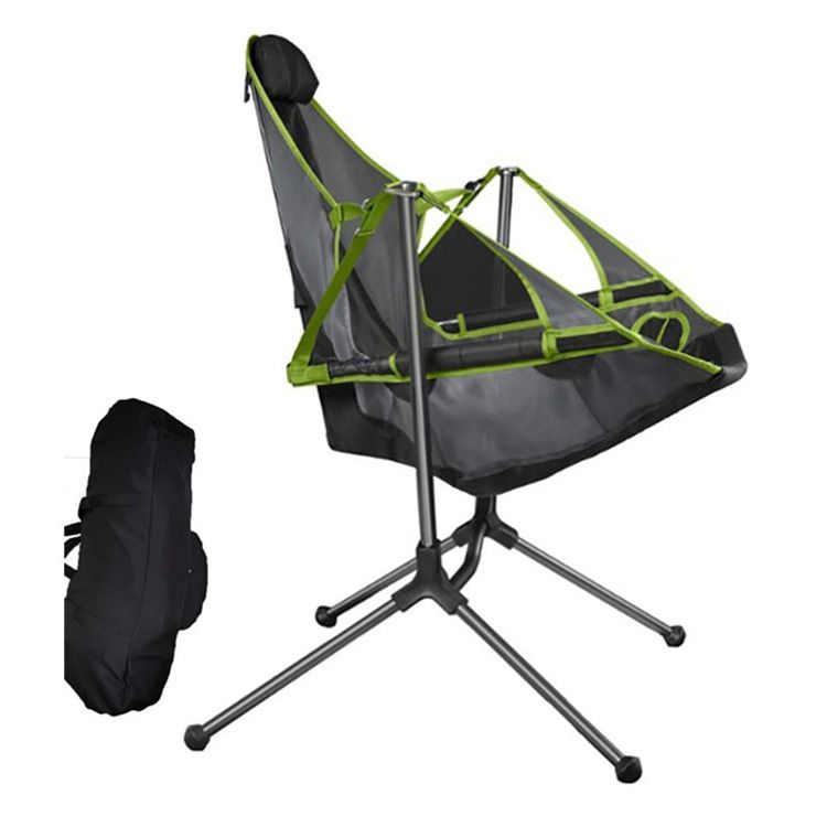 Sedia a dondolo portatile pieghevole da campeggio all'aperto Moon Courtyard Leisure Swing Chair, sedia da pesca_voghion.com
