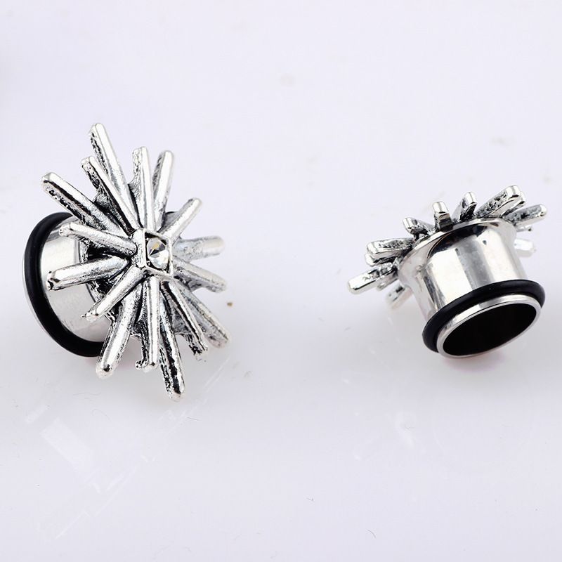 la Eight Shield Needle Expander Orecchio Piercing Gioielli_voghion.com