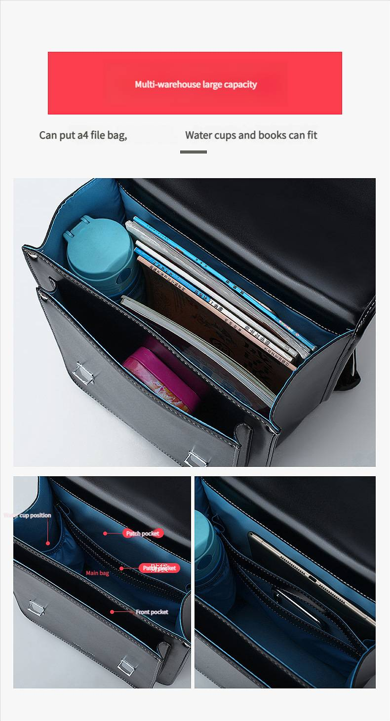 Primary School Student's Backpack With Dual-shoulder Design, Backpack Body, Load Relief For Spine, Suitable For Both Boys And Girls._voghion.com