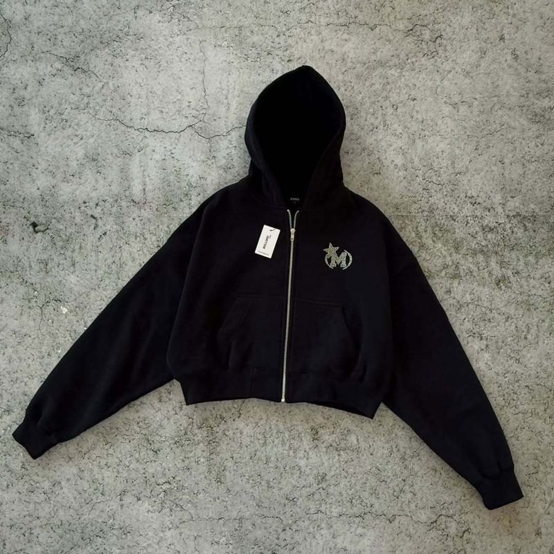 Retro Streetwear Embroidered Hoodie Set - Unisex Pullover Sweatshirt With Vintage Design, Loose Fit & Comfortable Polyester Fabric_voghion.com