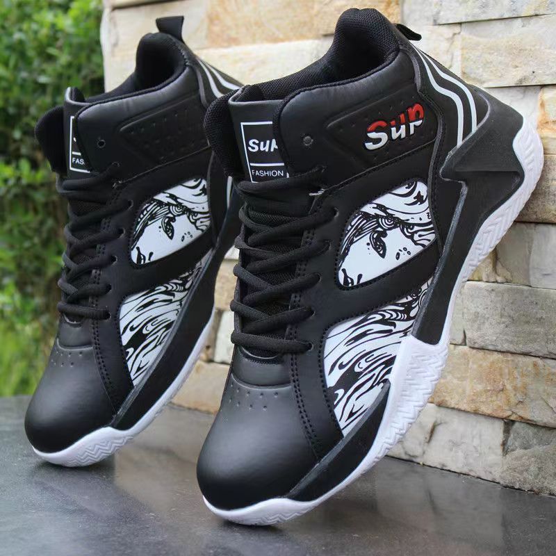 Basket 2023 Nuova tendenza della moda Scarpe sportive alte con più e calde da viaggio per studenti e tempo libero_voghion.com