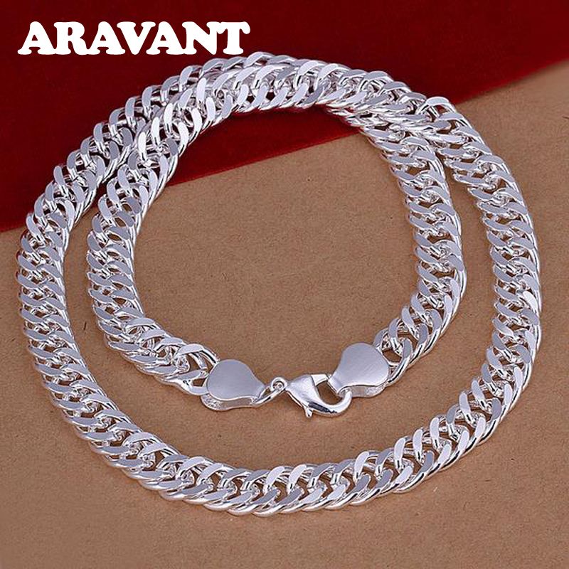 Fashion Aravant Sier 6mm 10mm Necklaces Chain For Men Fashion Jewelry_voghion.com