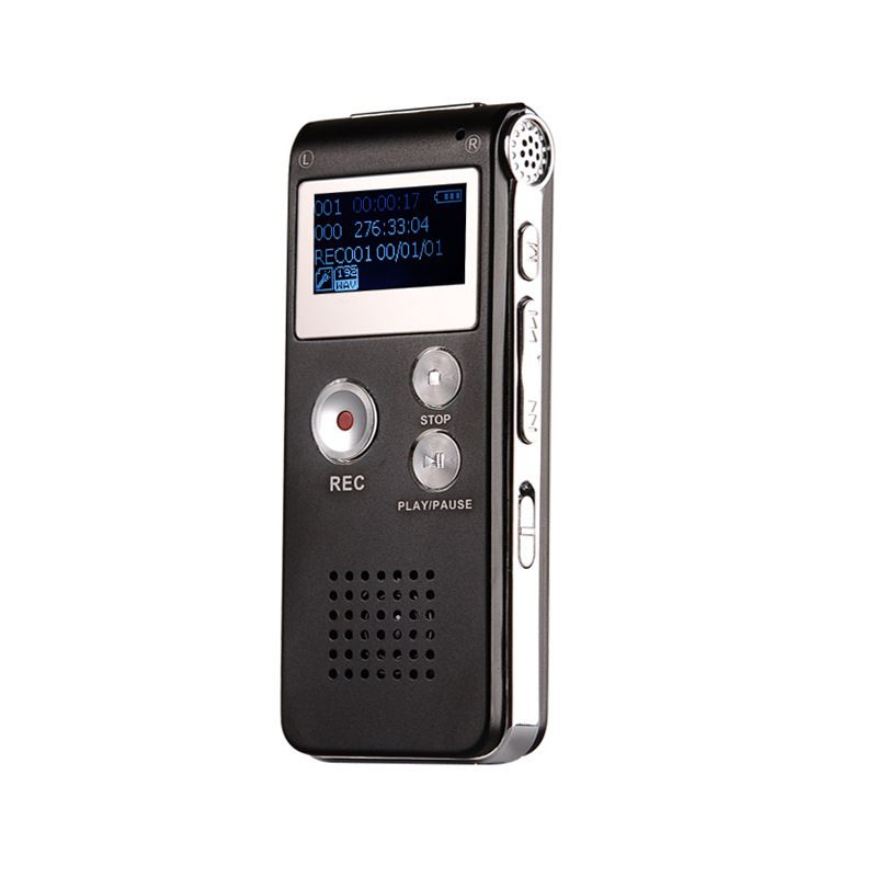 Pen Portable Recording Student Meeting Long Battery Life Digital Player External Playback Voice Activated Recorder_voghion.com