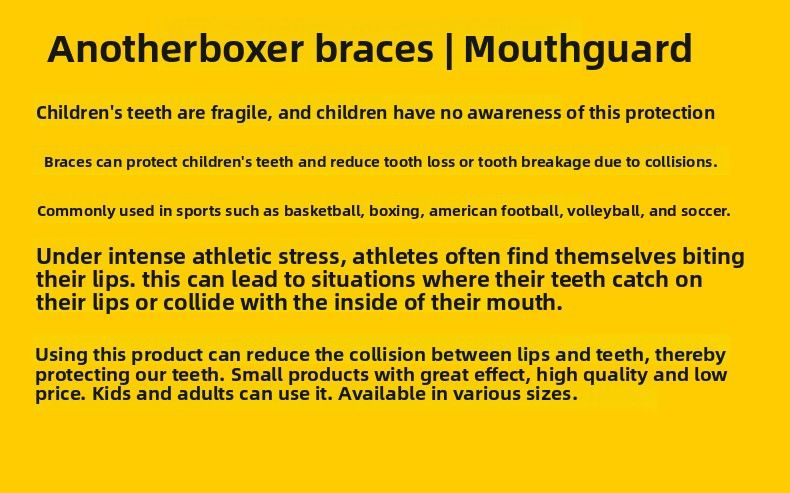 Sportarten für Kinder: Taekwondo, Sana, Boxen, Single-Sie An Non-Single-Sie Mouthguard, Basketball_voghion.com