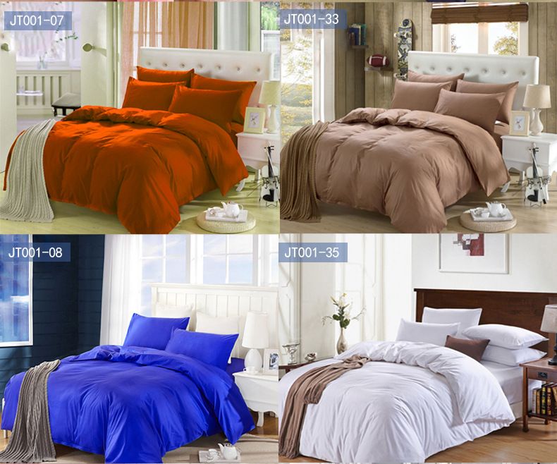 Set di biancheria da letto in flanella spazzolata da 105 g - Set di lenzuola minimaliste in tinta unita in stile giapponese, 4 pezzi e 3 pezzi con lenzuolo con angoli per dormitorio_voghion.com