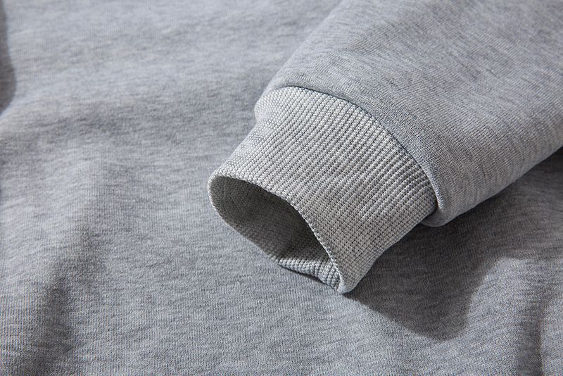 Sports Clothing Men's And Women's Round Neck Sweatshirt Suit Solid Color Light Plate Fleece Loose Pullover 2 Piece Sportswear Suit_voghion.com