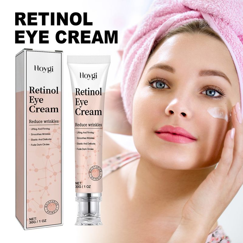 Hoygi Retinol Augencreme hellt feine Linien, Krähenfüße, schwarze Ringe unter befeuchtet und hebt die Haut um die_voghion.com