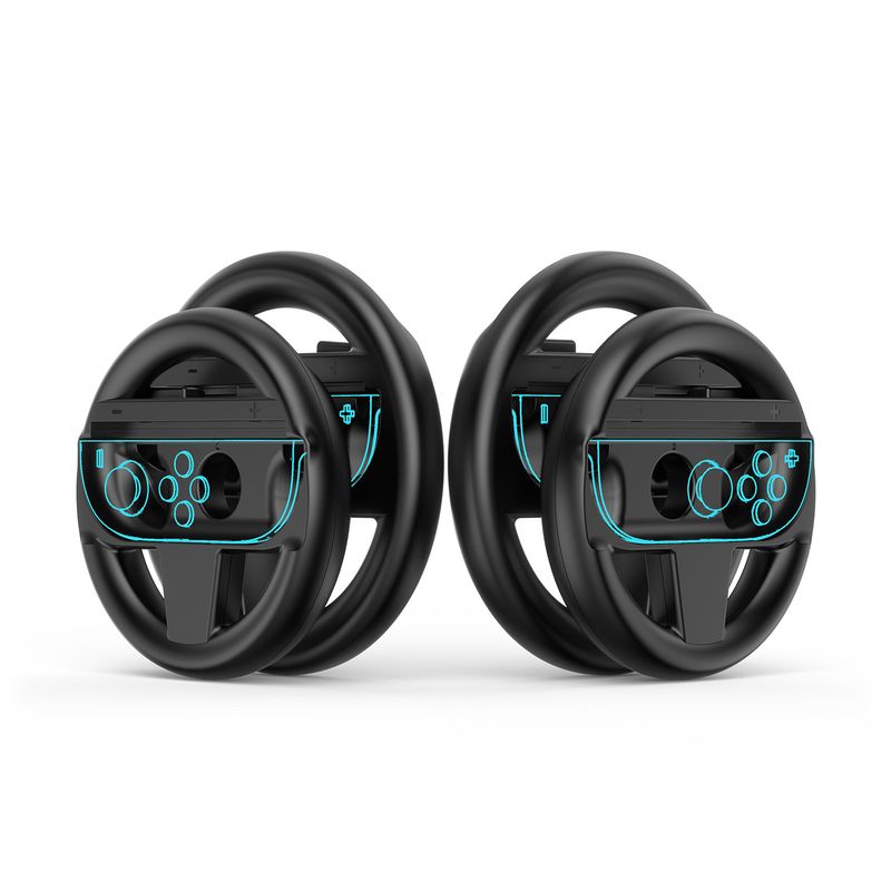 New Switch2 Mario Kart Family Set JOYCON Steering Wheel Big 2 Small 4 Pack_voghion.com