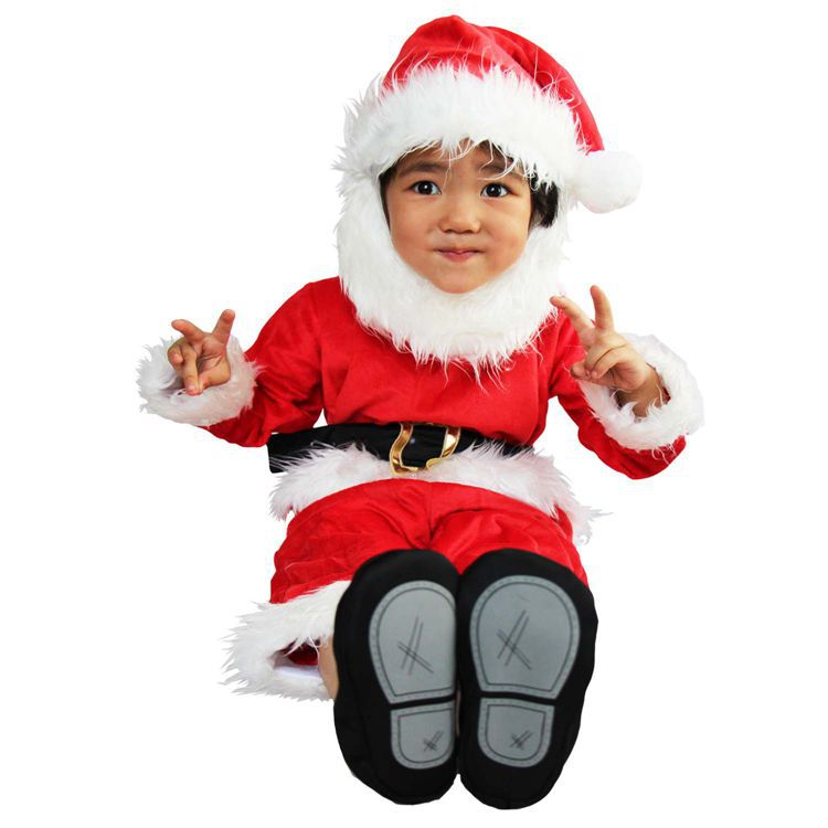 Christmas baby jumpsuit Santa Claus elf elk little snowman costume performance costume_voghion.com