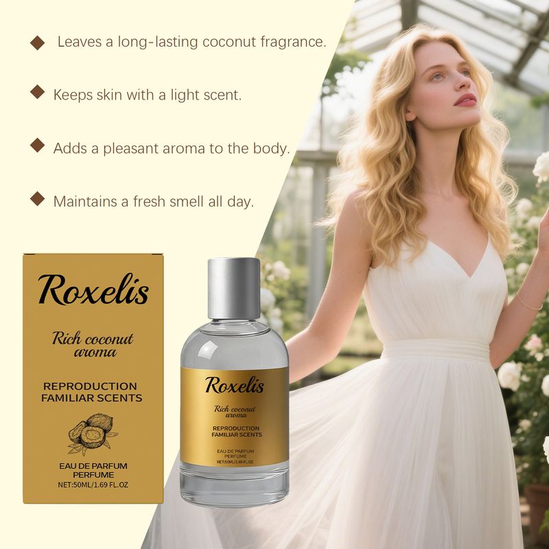 Geurige kokos, dagelijkse date voor onderweg, zoete, niet-vette, natuurlijke, langdurige parfumspray voor dames_voghion.com
