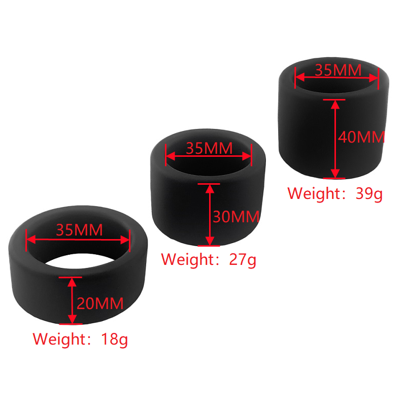 Pene maschile in silicone con blocco per anelli del pene, bondage, erezione ritardata, eiaculazione, riutilizzabile, allungamento, palla luminosa, giocattolo sessuale per uomini_voghion.com