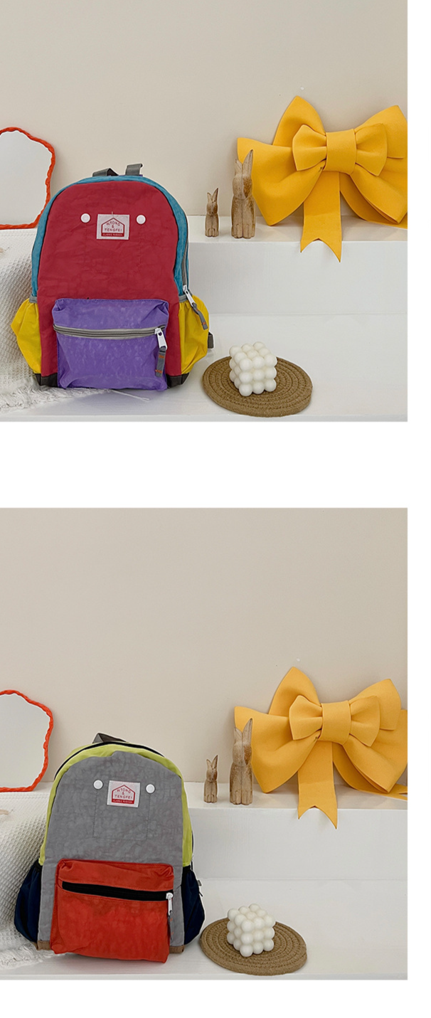 Neuer Kinderrucksack – Leichte Schultasche aus Segeltuch mit ergonomischer Rückenstütze, Rucksack im schlichten Stil für Jungen und Mädchen (zurück zur Schulzeit)_voghion.com