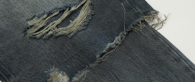 Männerkleeder Distressed Design High-End Männer Zweideeleg Jeans_voghion.com
