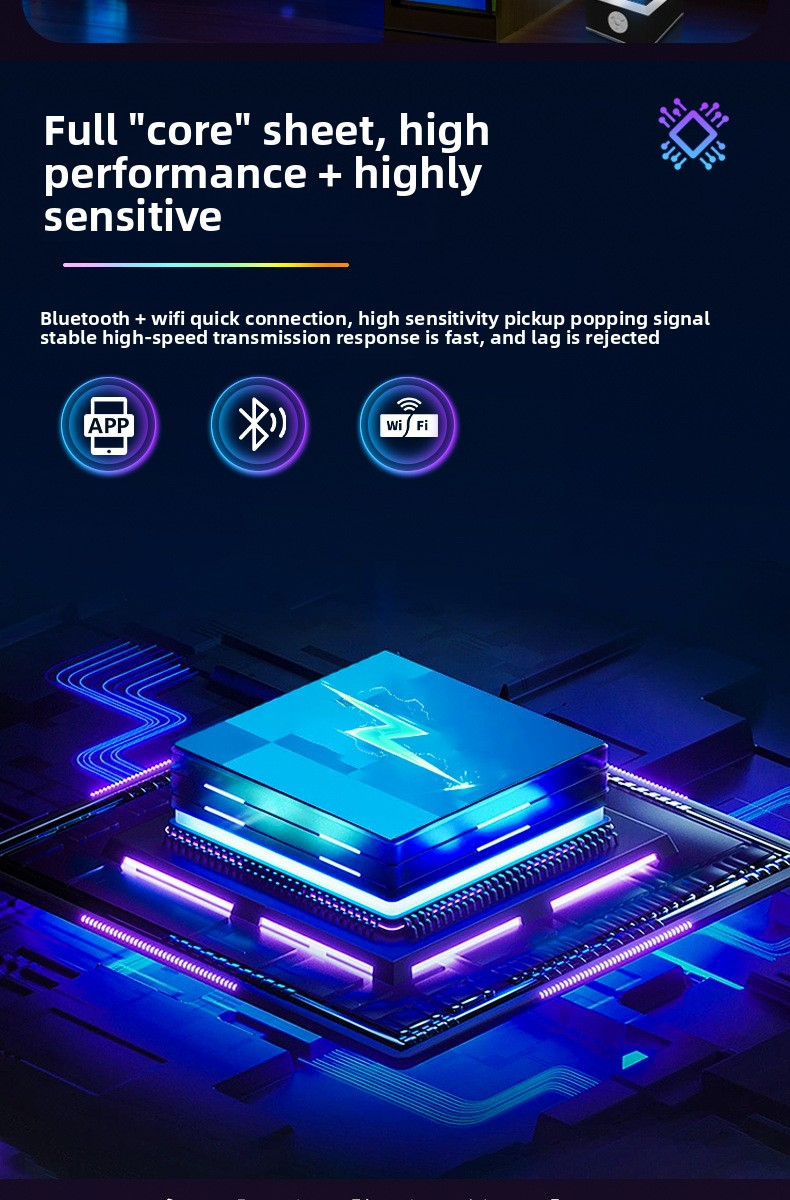 Lampa podłogowa narożna LED RGB z synchronizacją muzyki - modułowa inteligentna lampka nocna do salonu, sypialni i gier (ściemnialna, sterowana głosem)_voghion.com