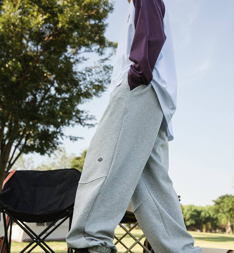 Adjustable Drawstring Cargo Pants For Big & Tall Boys - Heavyweight Cotton Blend Joggers With Concealed Zipper Pockets, Streetwear Style_voghion.com