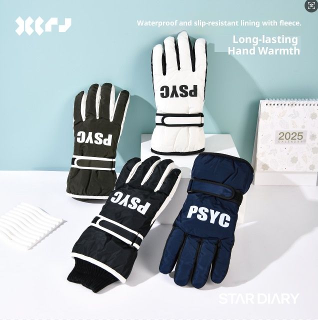 Winter Ski Gloves - Thermal Insulated, Windproof, Waterproof, Touchscreen Compatible For Snowboarding, Cycling, And Outdoor Activities_voghion.com