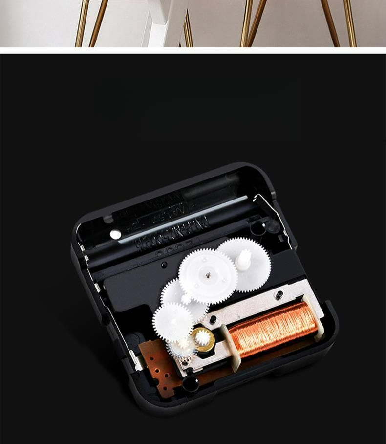 Orologio da parete silenzioso creativo, moderno, elegante, alla moda, leggero, di lusso, per soggiorno, alimentato a batteria_voghion.com