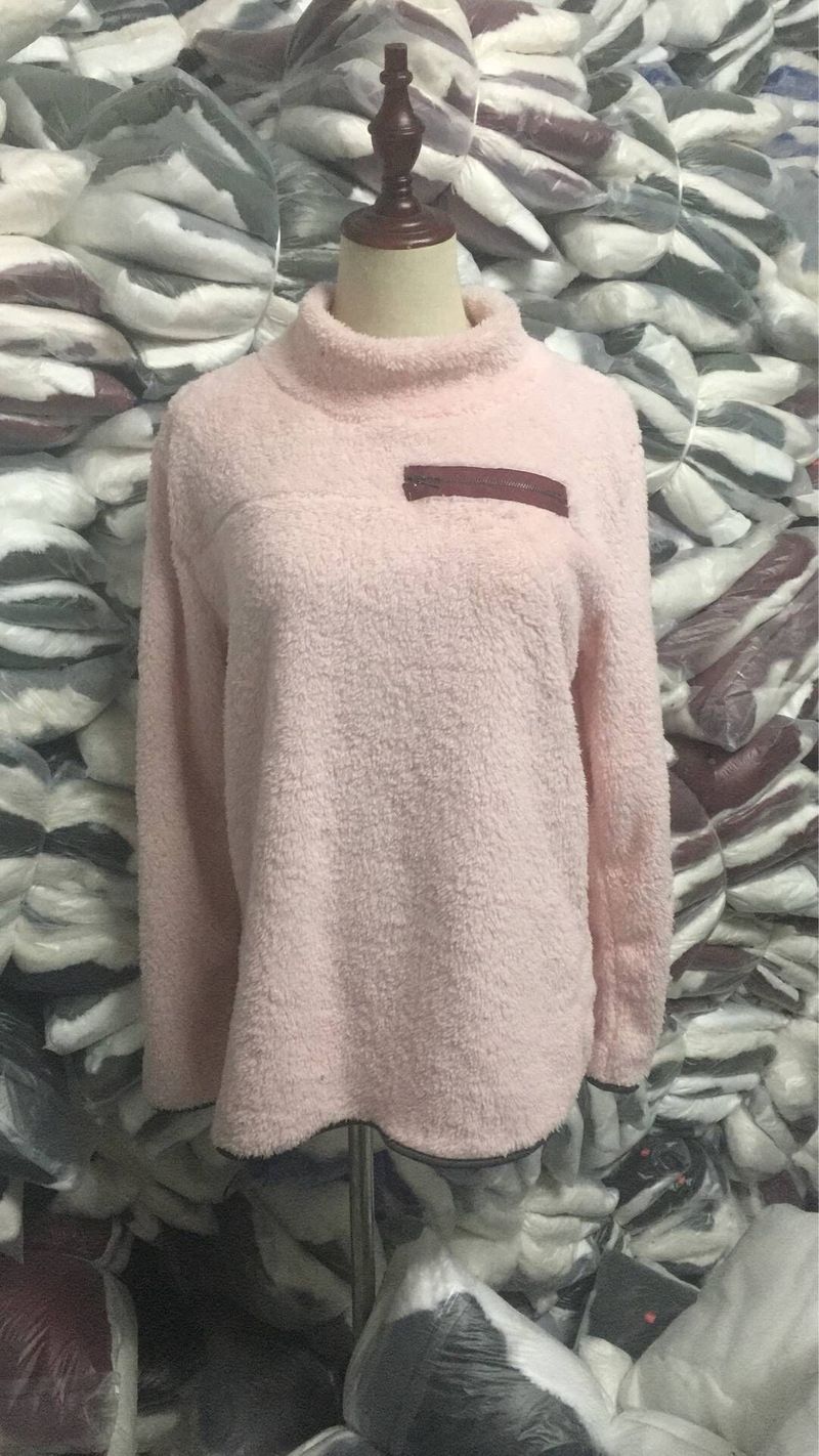 Women's Zip Neck Long Sleeve Pullover Sweater – Fall Fashion Essential In Stretch Cotton_voghion.com