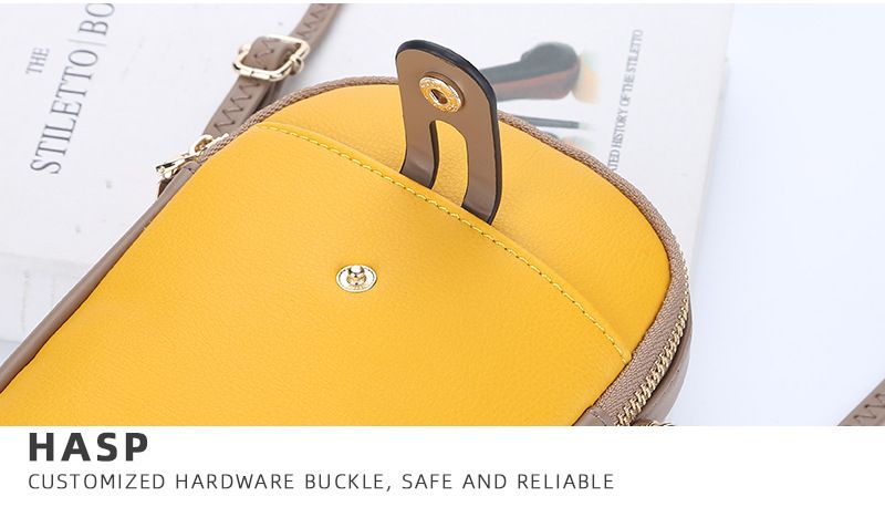 Borsa per cellulare Baellerry, borsa da donna alla moda con cerniera, portamonete, piccola borsa a tracolla, versatile, mini borsa da donna_voghion.com