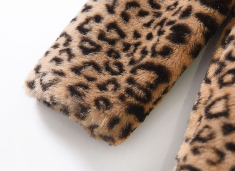 Modischer langer Kunstpelzmantel mit Leopardenmuster für Damen_voghion.com