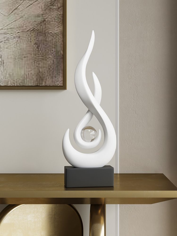 Light High End Flame Play Beads Ornaments Office Living Room TV Wine Cabinet Decoration Crafts Housewarming Gift_voghion.com