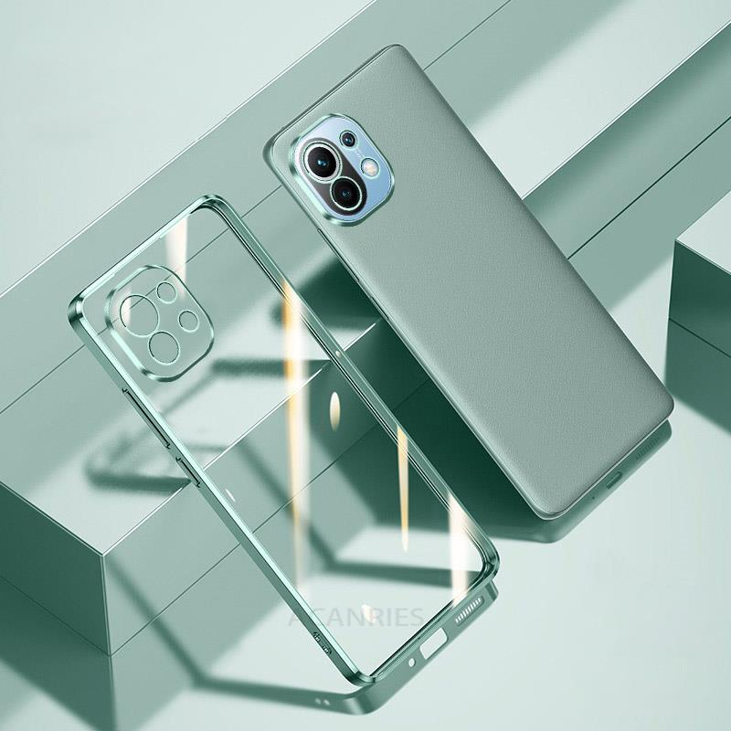 Luksuslik läbipaistev kaitseraua ümbris Xiaomi Mi 11 Lite 5g Ne 11t 10t Pro Ultra 11i 10T läbipaistvale silikoonümbrisele Mi11 11lite_voghion.com