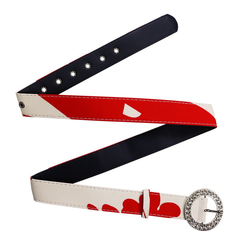 Damen Sommer neues langärmeliges bedrucktes Revers unregelmäßiges lockeres übergroßes Kleid_voghion.com