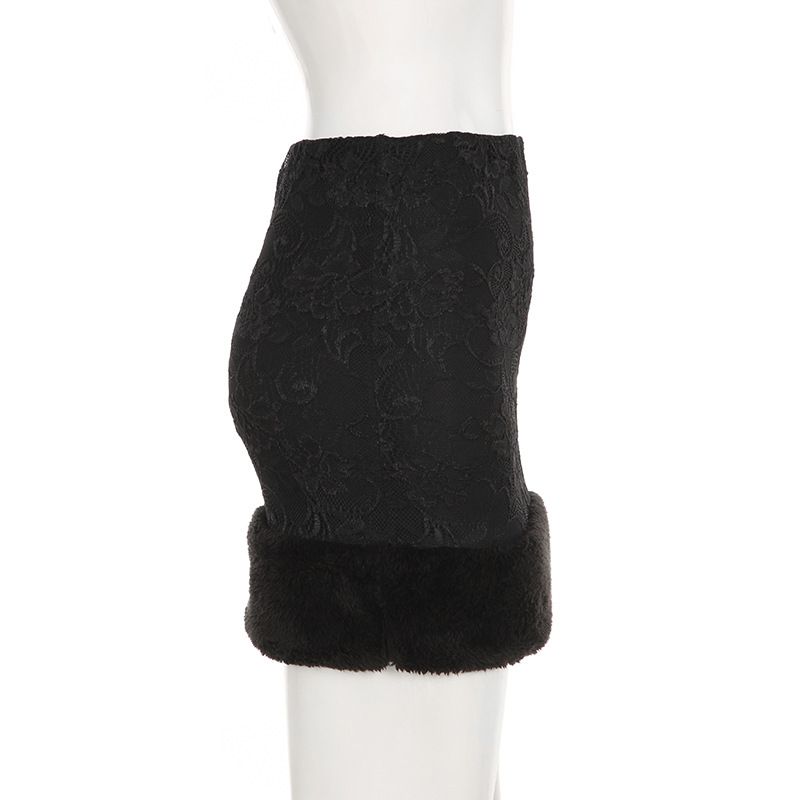 Szőrös Textúrájú Rövidnadrág Női, Sötét Stílusú Éjszakai Klub, Alacsony Derék, Látszó Köldök, Begörbített Fenék, Látszó Magasság, Kicsi_voghion.com