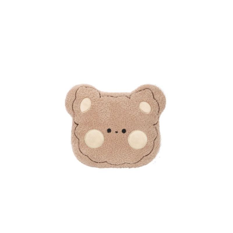 Furry Anti Slip Warm Cartoon Soft Winter Seat Universal Plush Bear Car Cushion Interior Accessories_voghion.com