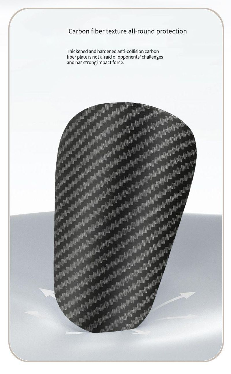 Ultraleicht Carbon Fiber Bein Professionelle Spieler Version Erwachsene Kinder Fußball Schienbeinschoner Einsätze Atmungsaktiv_voghion.com