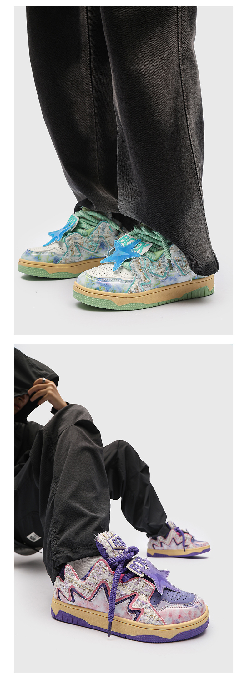 Plattenschuhe Herbst und Winter neue Teenager-Mode mit Gezeitenschuhen atmungsaktive Sportschuhe große Kinder Freizeitschuhe_voghion.com